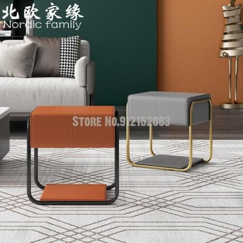 Ins Nordic minimalist dressing table stool light luxury bedroom net red chair makeup stool modern houndstooth sofa stool