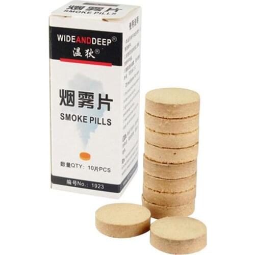 10 Pieces / Box of White Smoke Tablets Halloween Photography Aid Decoration Tools Props Party DIY Decoration