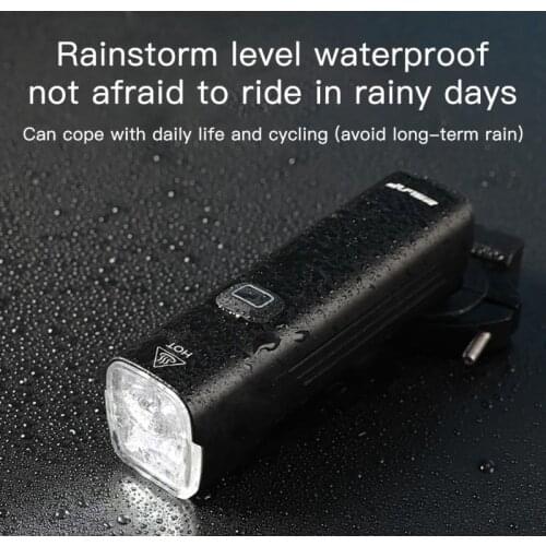 1000 Lumens MTB Bike Light Bicycle Lighting Aluminum Alloy Cycling Front Light USB Charging 4800 MAh Battery Bike Accessories