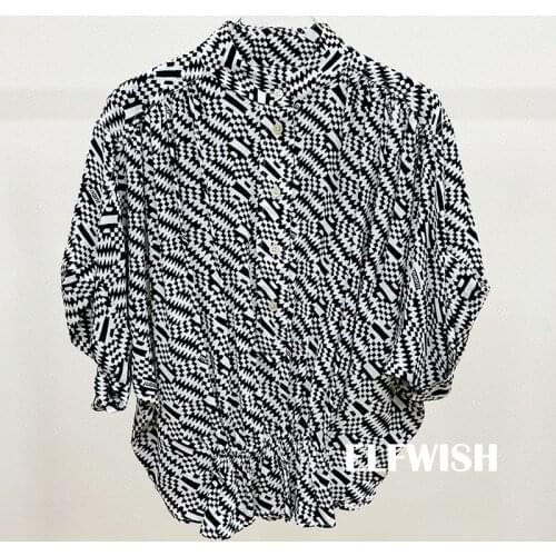 WISHBOP Blouses With Elastic