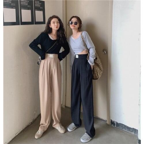 YZAHJ Women's Straight Trousers