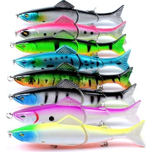 1PCS Full Swimming Layer Crankbait Wobblers Fishing Lure 3 Section Hard Bait 13cm/21g Pesca Perch Trout Saltwater Fish Tackle