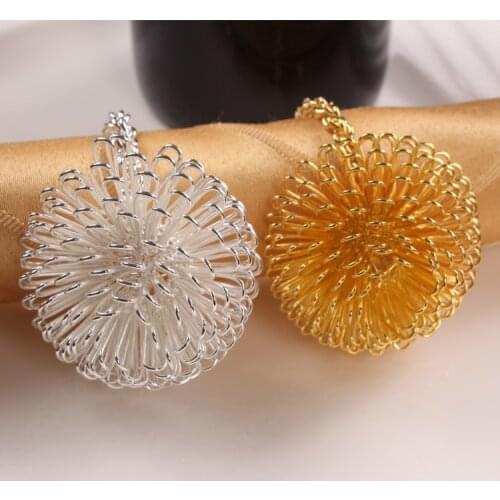10pcs/lot Exquisite fashion bayberry ball napkin ring wire wrapped handmade napkin rings