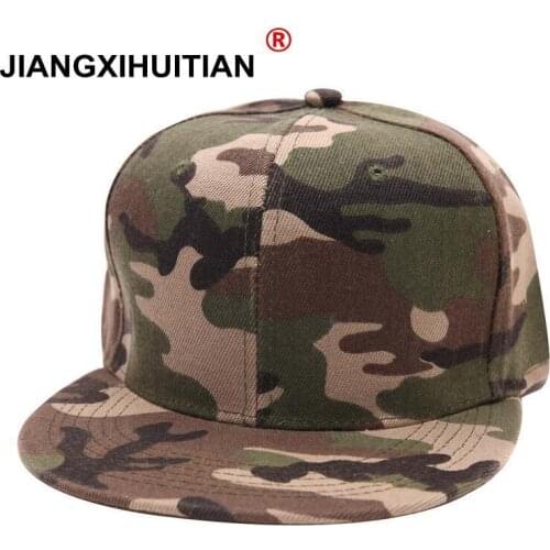 2017 new Brand Camouflage Bone Snapback Ladies Gorras Hiphop Baseball Cap Summer Casual Como Casquette Flat Hat For Women Men