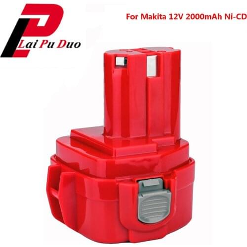 Makita 12V 2000mAh Ni-CD Rechargeable Power Tools Battery for Mak Drill PA12 1220 1222 1235 1233S 1233SB