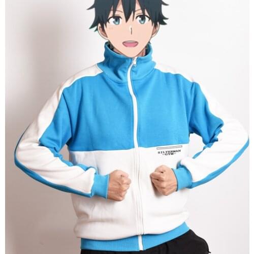 Anime Danberu Nan-Kiro Moteru? Machio Naruzo Cosplay Fashion Sweatshirt Casual Hoodie Tops Unisex Coat Sportswear Jacket