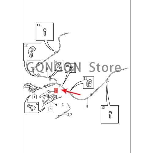 CAR cap 2004-2012vol vov50 s40 c70 c30 car handbrake handle rear cover handbrake lever cap