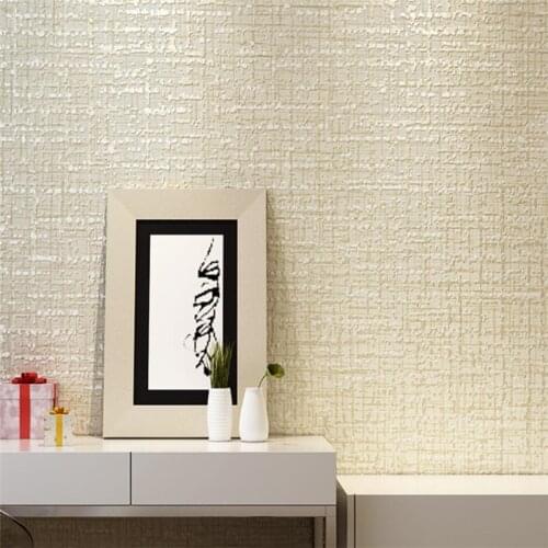 Beibehang Modern simple plain color flocking particles non-woven wallpaper living room bedroom dining room mural 3d wallpaper