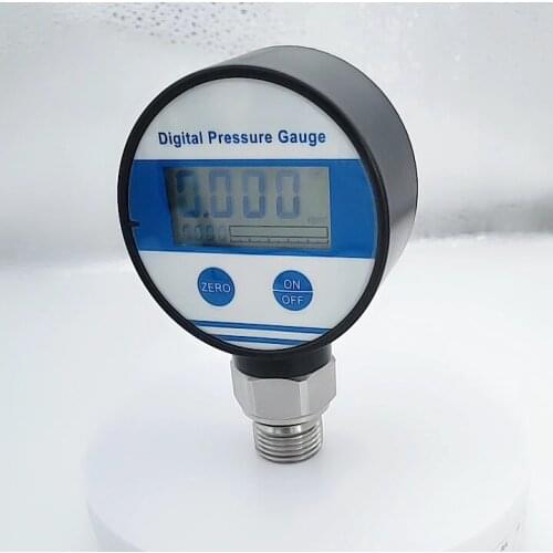 67mm Diameter 10bar Water Gas Digital Pressure Gauge