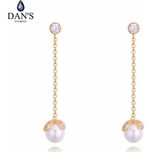 DANS ELEMENT 3 Colors Real Big Brand AAA Zirconia Micro Inlays Beetle Stud Earrings for Women Insect 130988