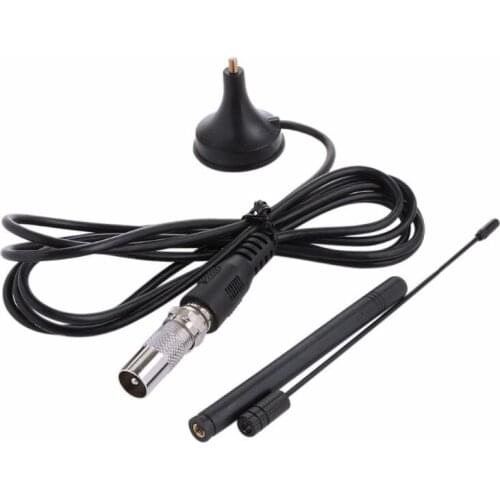 DVB-T TV Dual Antenna HDTV 25DB Indoor Digital Antenna Aerial Booster for DVB-T Antena HDTV Box Cable R9UA