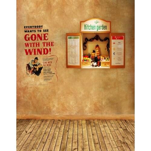 5x7ft Wooden Floor Kitchen Garden Photography Backdrops Photo Props Studio Background