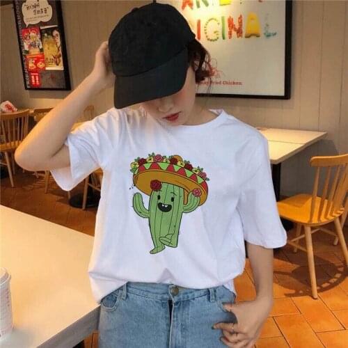 Cute Cartoon Rabbits Tshirt Women Fashion Graphic Ladies Top Tshirt Female Tee Shirts Women white Tees Tops Female Clothes
