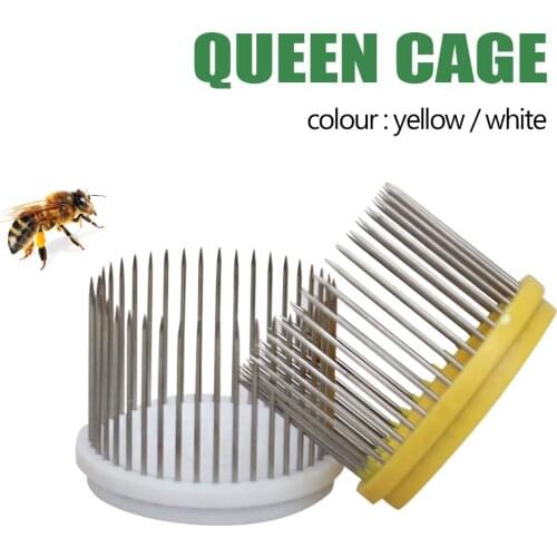 New Queen Bee Cage Stainless Steel Needle Type Catcher Rearing Cover Catcher Beekeeper Beekeeping Tools Controlling Devices
