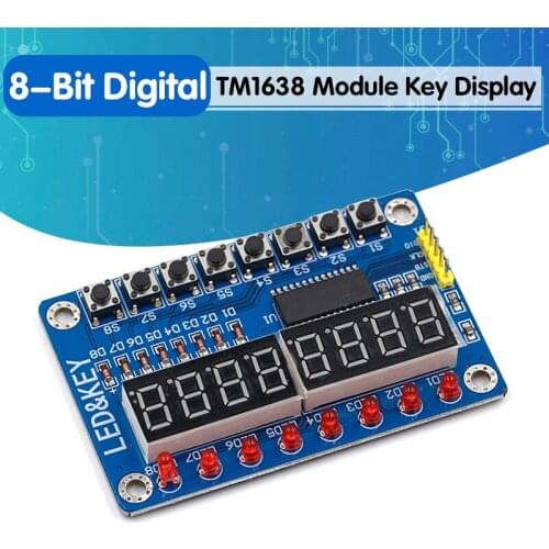 TM1638 Module Key Display New 8-Bit Digital LED Tube 8-Bit