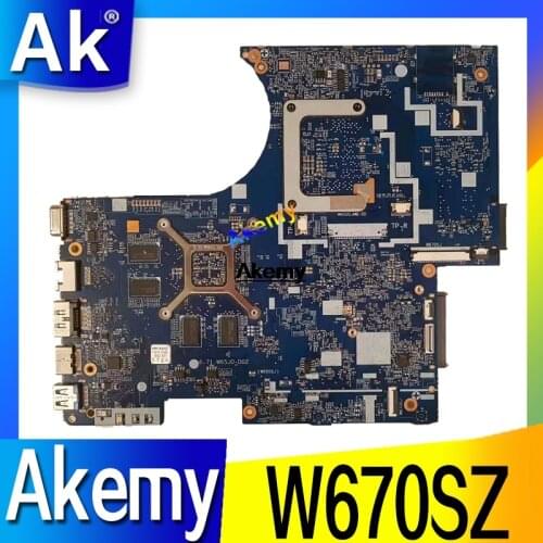 Laptop moterboard fit for Clevo W670 W670SZ W670SJ Motherboard 6-77-W670SJ00-D02 D01