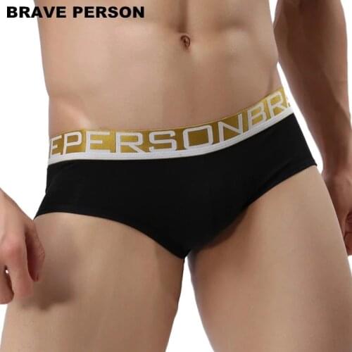 BRAVE PERSON Mens Sexy Fashion Small Boxers Mens Cotton Underwear Shorts Male Underpants Panties B1160
