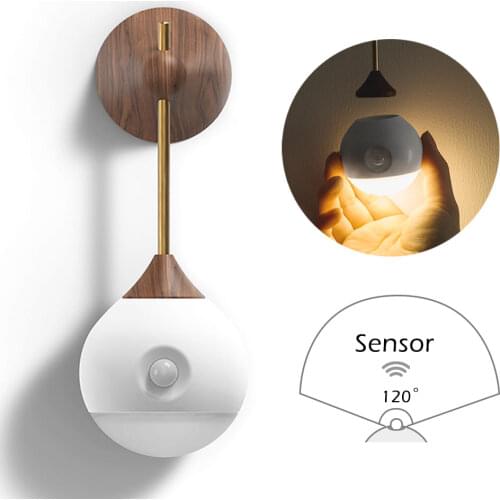 BCASE Mini wall lamp with stand, night light, Auto On-Off, motion Sensor, 20 hours, for baby, bathroom, garage, hallway