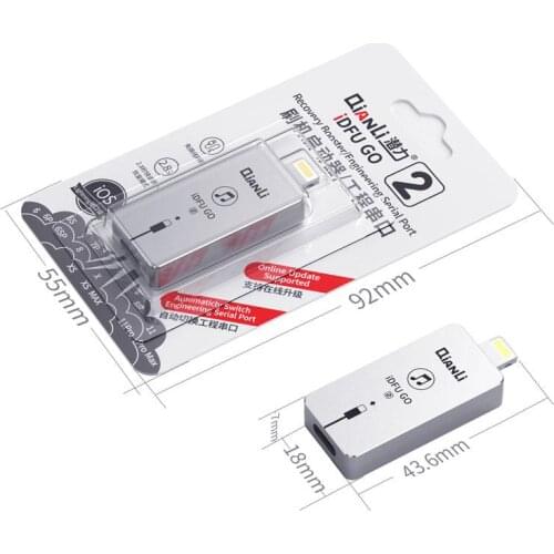 Qianli iDFU Go2 Quick Recovery Without Tedious2.8 Seconds Quick Startup Device For IOS System Mode Directly Shortcut Brush Tool