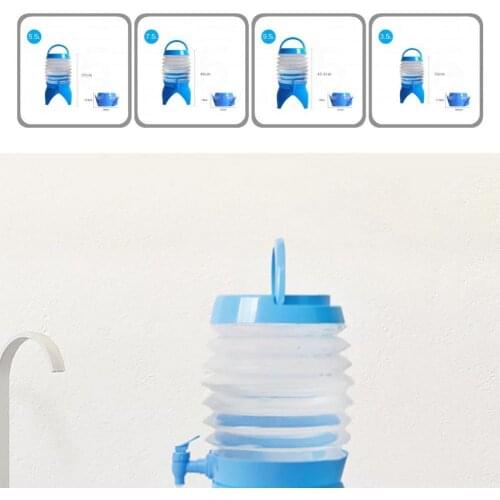 Portable Outdoor Foldable Collapsible Drinking Car Save Space Water Bag Carrier Container Camping Hiking Picnic Emergency Kit