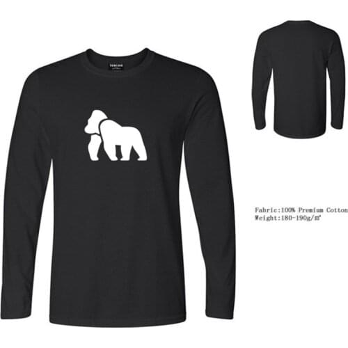 TARCHIA 2021 New Arrive Boy Hip Hop Long Sleeve Black Fashion Male T Shirt Tshirt Mens T-Shirt 100% Cotton Plus Size Homme