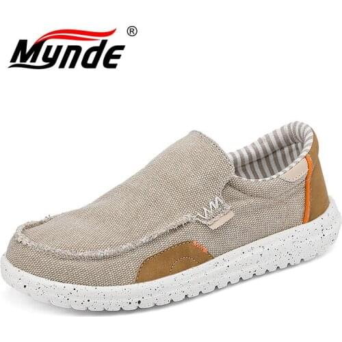 Brand Mens Casual Shoes Denim Canvas Mens Vulcanized Shoes Breathable Mens Flat Shoes Outdoor Slip Wear Mens Canvas Shoes