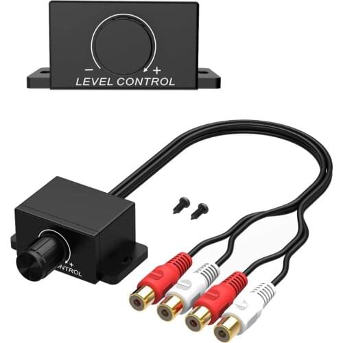 Universal Car Bass RAC Level Control for amplifier Power Level Stereo Equalizer