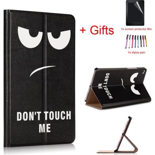 Protective Stand Cover Case for Xiaomi Mi Pad 4 Mipad 4 Plus 10.1" Tablet Flip Smart Sleep/Wake Magnetic Smart Cover +Film+Pen