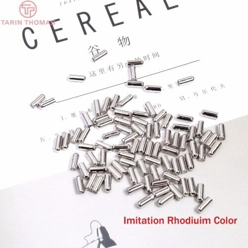 50PCS 10.5*4MM Silver color plated Brass and Rubber Stopper for Hat Pin Brooch pin Jewelry Findings Accessories Wholesale