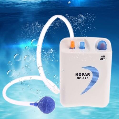 Aquarium Fish Tank Air Pump Oxygen Aerator Compressor Battery Powered Air Stone Fish Tank Supplies New C42