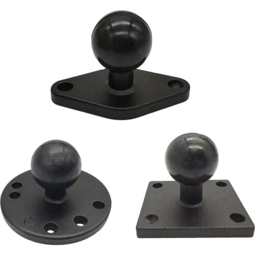 Aluminum Square Mounting Base to Rubber 1 inch Ball Mount Compatible for Gorpo Camera DSLR for Garmin