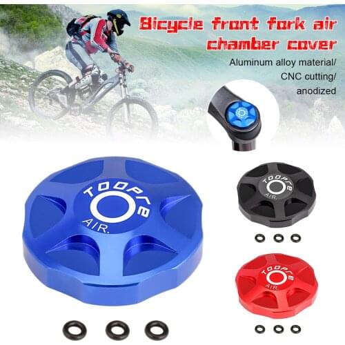 Mountain Bike Shock Absorber Front Fork Cap Air Chamber Cover Aluminum Alloy Dust-proof Shoulder Cover Bicycle Parts