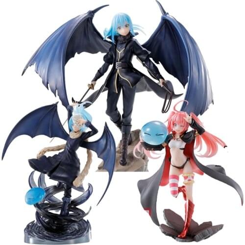 Bandai Genuine That Time I Got Reincarnated As A Slime Milim Nava Rimuru Action Figure Ornament Model Toys