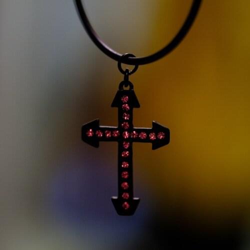 Amorita boutique Cross design exaggerated fashion drop earrings