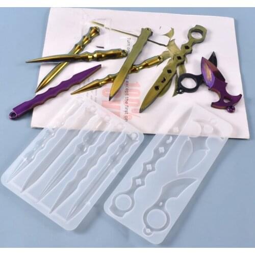 DIY Keychain Silicone Mould Crafts Decorations Pendant Making Tool Crystal Epoxy Resin Mold