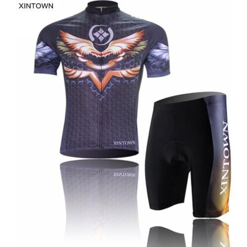 XINTOWN Team Wing Summer Mens Outdoor Sports Cycling Jerseys Bicycle Short Sleeve Tops (bib) Shorts free shiping