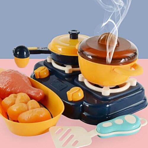 Simulation Dollhouse Kitchen Tool Set Miniature Play House Kids Educational Toy Gift New Cooking Food Cutlery for Girls