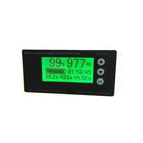 Battery Level Voltage Indicator/Display Voltmeter Current Meter For LiFePo Lead-Acid Lithium Battery Of Electric Scooter Bicycle