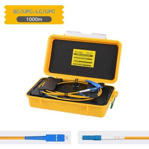 Komshine OTDR Dead Zone Eliminator, Fiber Rings ,Fiber Optic OTDR Launch Cable Box for 1KM