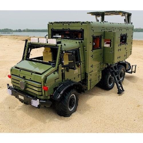 Leier Technic J907 Technology series off-road vehicle 6689PCS Modular small particle assembly building block car