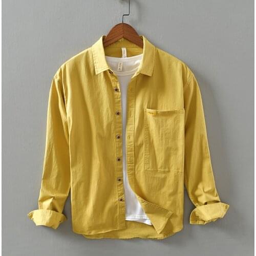 Suehaiwes brand long sleeve cotton shirt men fashion solid shirts for men casual comfortable shirt mens tops trendy male shirts