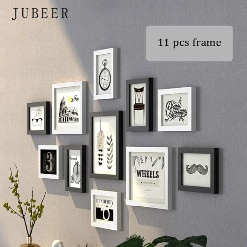 11pcs Suit Photo Frames Cadre Photo Mural Modern Decor Photo Wall Frames for Canvas Pictures Frame for Poster Marco De Fotos