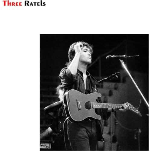 Three Ratels FTC-745# Viktor Tsoi(Movie) Window Wall Car Sticker Vinyl Decal Auto Stickers For Bumper Decor