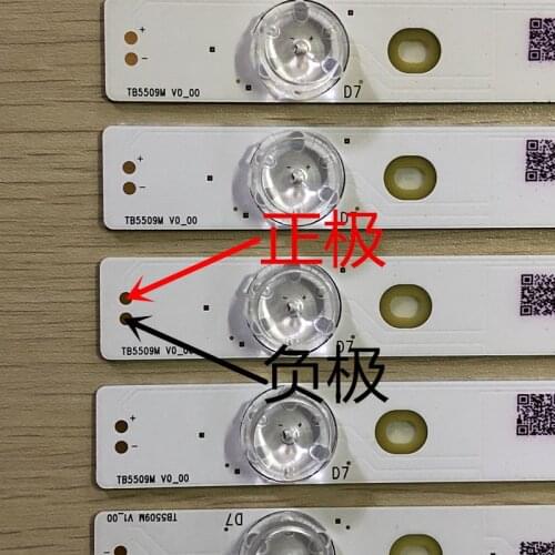 New Kit 16 PCS 7LED LED backlight strip for Panasonic TV TX-55AX630B TX-55AX630E TX-55DX600B TB55O9M 550TV01 550TV02 V4