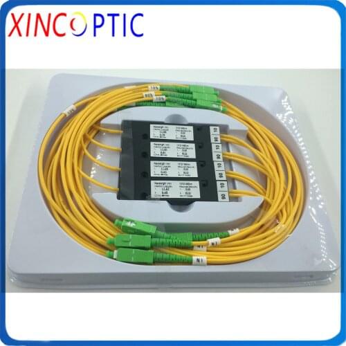 1X2 10/90 FBT SC APC Fiber Coupler,1310/1550nm Dual Window 10/90 SC/APC ABS Box Type 1x2 FBT Coupler 1*2 FBT FIber Splitter