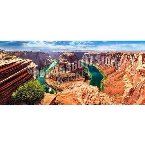 Full Diamond Embroidery,Horseshoe Bend,Glen Canyon,Arizona,5D,Diamond Painting,Cross Stitch,Diamond Mosaic,Decoration,Needlework