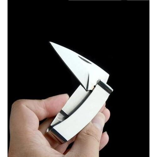 Portable wallet knife EDC tool folding knife Outdoor multi-function folding stainless steel knife mini folding knife survival