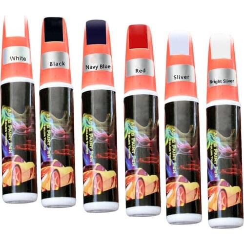 Car Paint Repair Pen Scratch Repair Pen Paint Repair Red Black White Silver Gray Paint Touch Home&Car Seat Leather Complementary