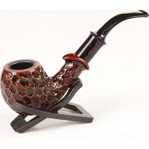 1pcs Pipe Enchase Smoking Pipe Tobacco Cigarettes Cigar Pipes Portable Smoking Pipe Grinder Smoke Gifts