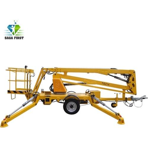 16m electric boom lift cherry picker crane